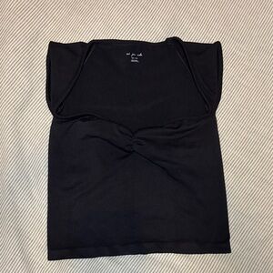 Urban Outfitters Black Ruched top